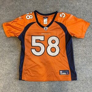 Women's Von Miller Reebok NFL Broncos Jersey #58 Size Medium